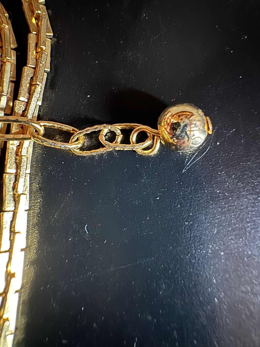 Ketten: MONET Vintage Halskette Goldfarben – Gebraucht aus Winterthur von Dejv 4