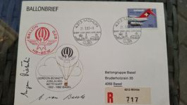 Enveloppe philatélique ballon 1982 état impeccable
