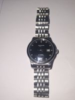 Montre Longines Record automatique cadran noir acier 