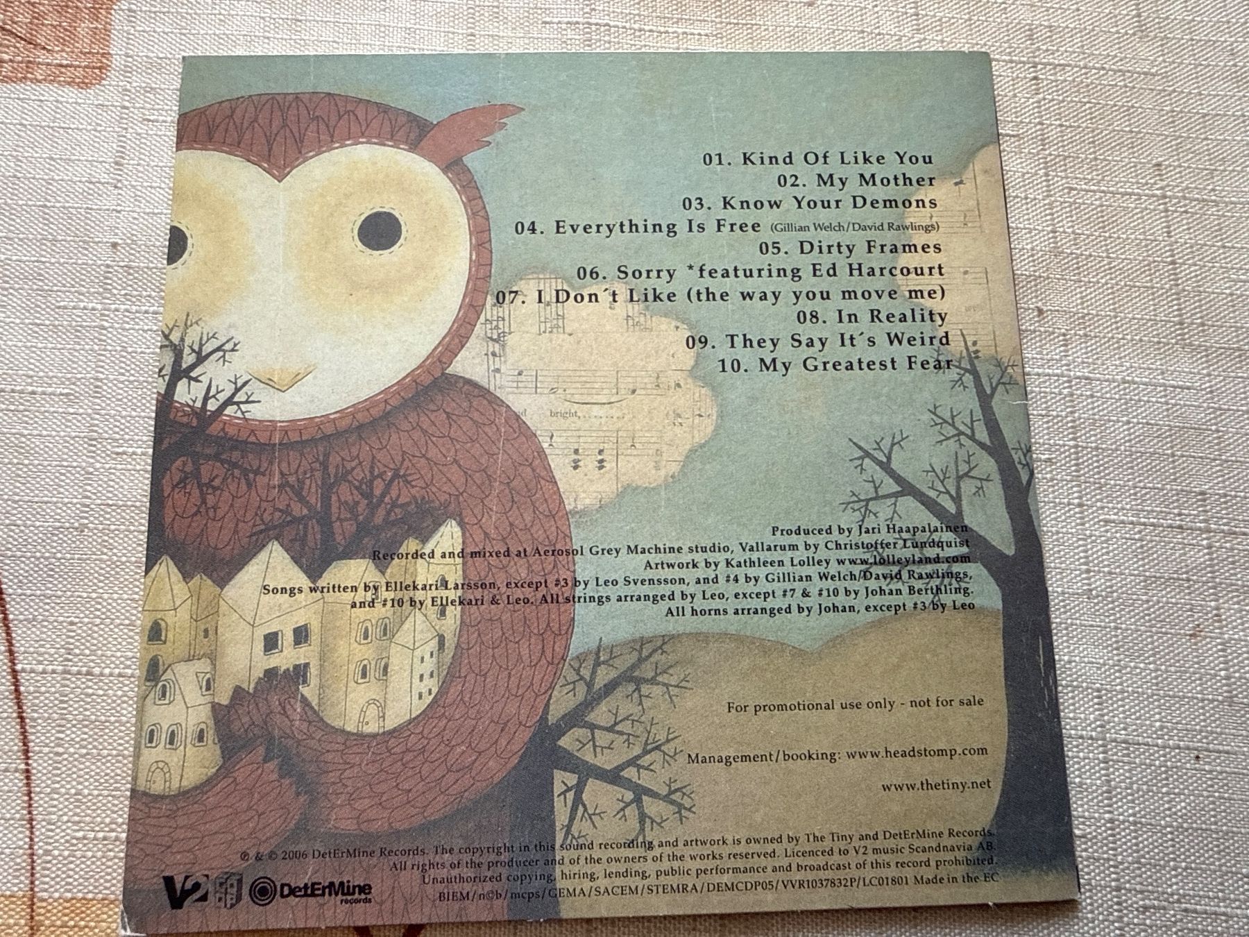 CD: The Tiny - Starring: Someone Like You – Usato da Schaffhausen venduto da D-MAC 1