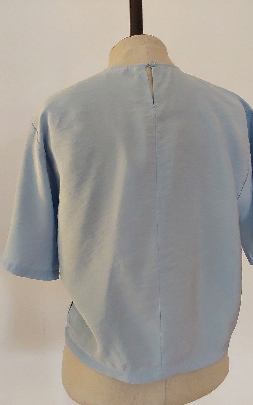 Marc O'Polo Camicette: Bluse Tunika Marc O'Polo S hellblau – Nuovo (secondo la descrizione) da Köniz venduto da scopello12 3