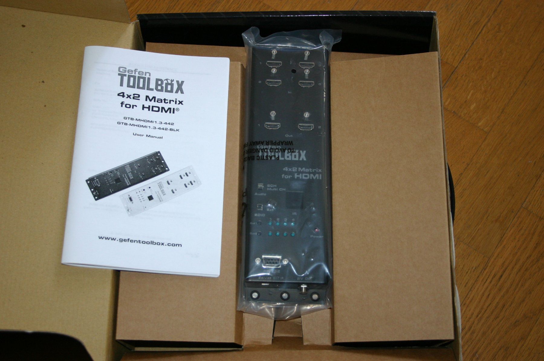 Convertitori: Gefen TOOLBOX 4x2 Matrix for HDMI mit der OVP – Usato da Stettlen venduto da Bigjm 2