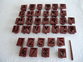 Betty Bossi26  Buchstaben & 9 Zahlen Ausstecher