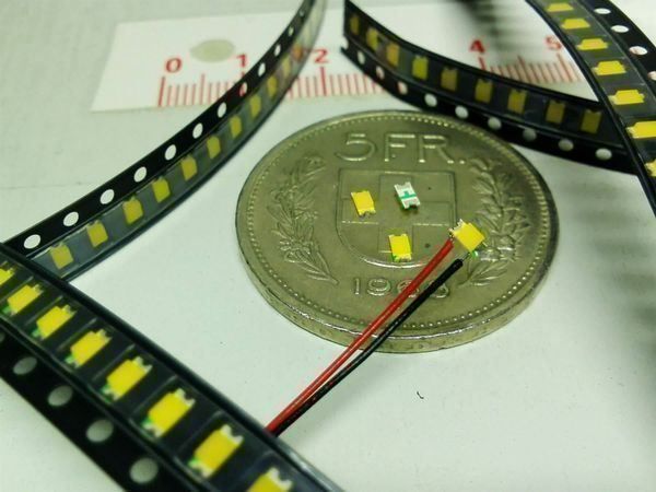 Elektronikbauteile: LED SMD 1206, warmweiss, 50 Stk, 3V – Neu (gemäss Beschreibung) aus Luzern von Salefactory 1