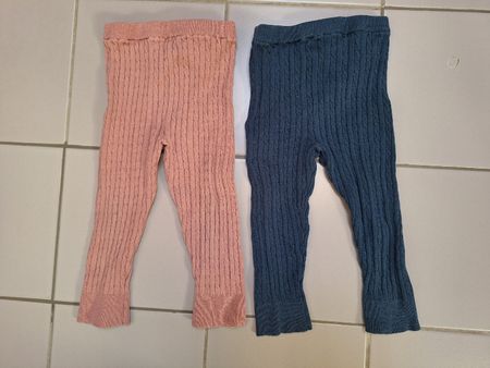 2 Zopf-Leggings Grösse 81