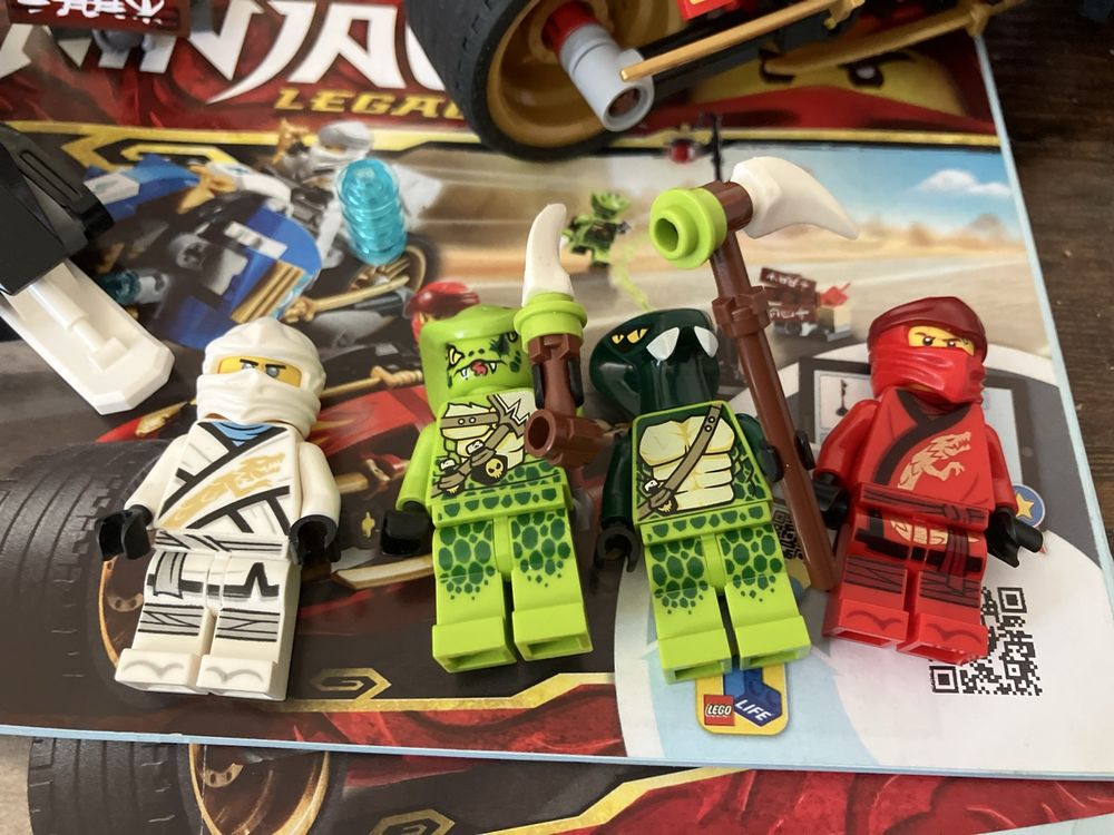 Lego 70667 Kai‘s Blade Cycle & Zane‘s Snowmobile komplett (Gebraucht ...