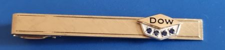 Elegante DOW Krawattennadel Gold