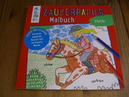 Zauberpapier Pferde Malbuch - Entdecke die Magie!