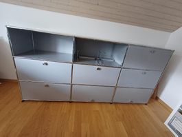USM Sideboard lichtgrau 225x119x35 cm