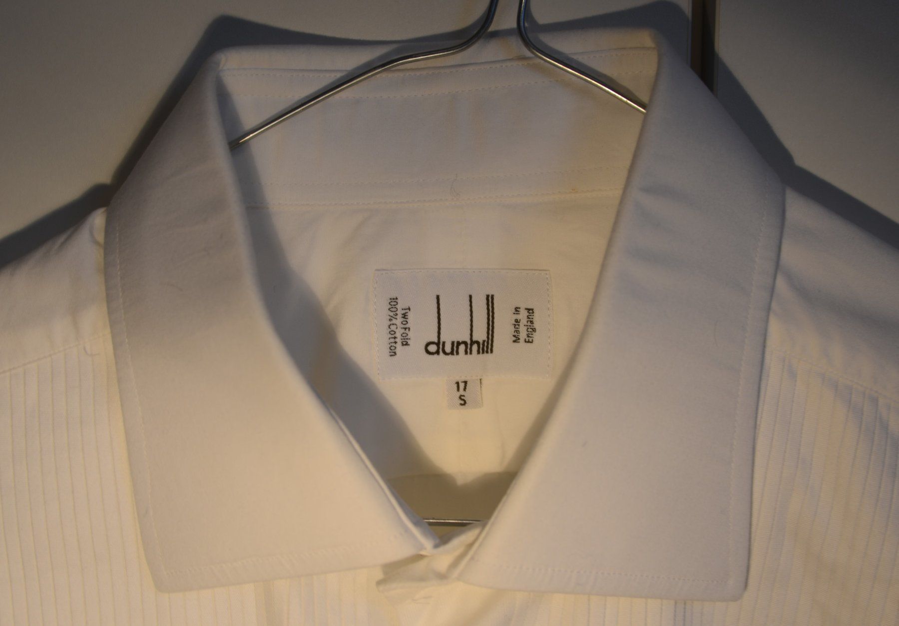 Camicie: Dunhill Smokinghemd weiss Gr. 43 – Nuovo (secondo la descrizione) da Büron venduto da Felleiter 2