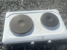 Doppelkochplatte Federet elektrisch weiss gebraucht