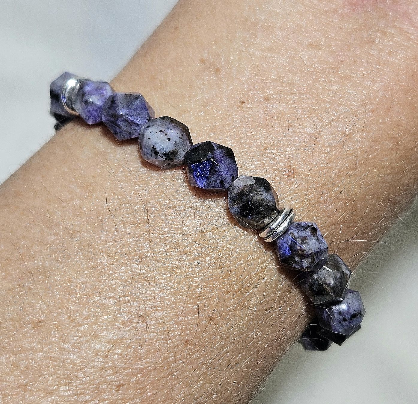 Bracciali & Braccialetti: Lila Chalcedon-Herz Armk. - Spendenaktion – Nuovo (secondo la descrizione) da Unterkulm venduto da Nachtigall 5