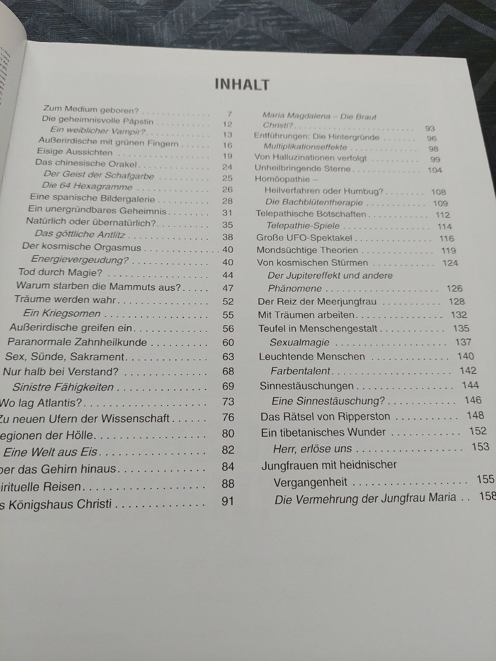 Libri: Das Übernatürliche  – Usato da Zetzwil venduto da lanst08 3