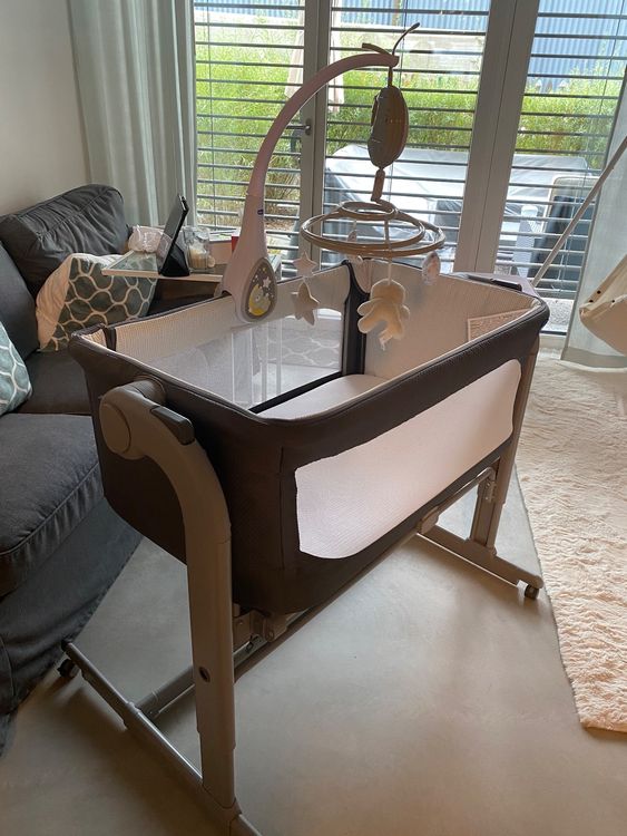 Chicco Beistellbett Next2Me Magic Moon grey Kaufen auf Ricardo