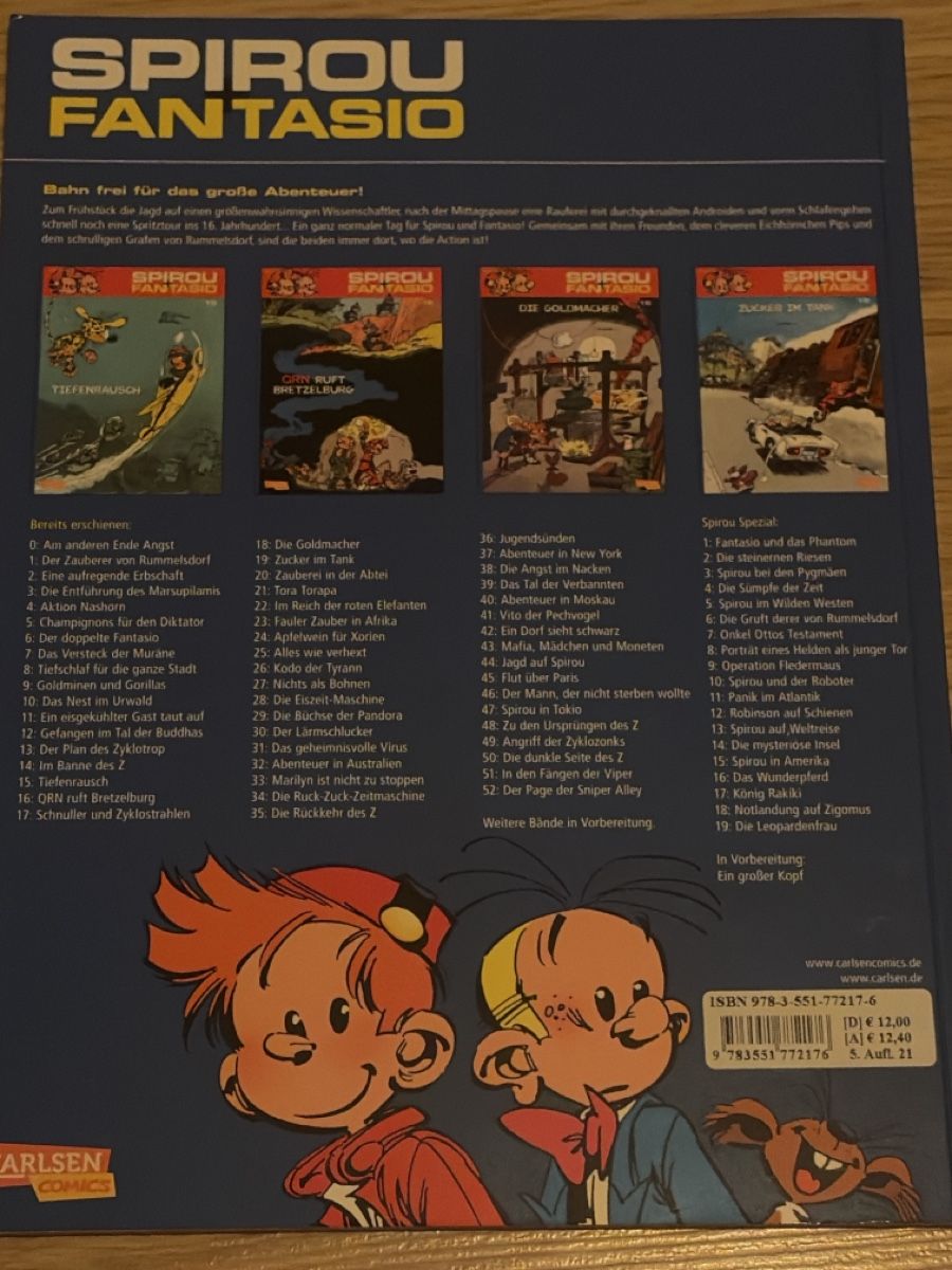 Fumetti: Spirou&Fantasio  – Nuovo (secondo la descrizione) da Zürich venduto da Collector69 1