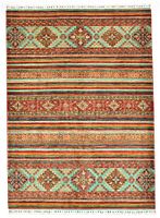 Handgeknüpfter afghanischer Khurjeen Orientteppich 246x163cm