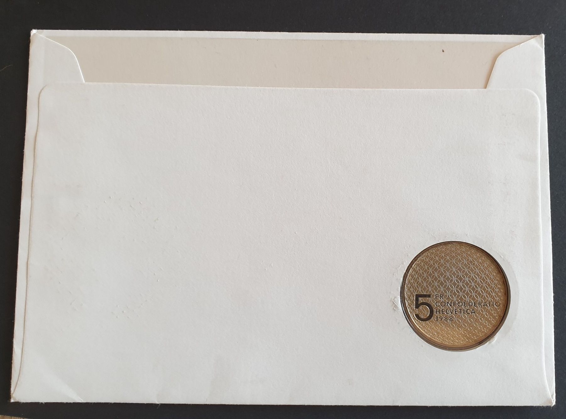 Alle Münzen: pièce 5 francs + enveloppe – Neu und originalverpackt aus lausanne von scpudl 2