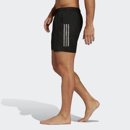 ADIDAS Badeshorts  Gr.S 46-48 schwarz/weiss