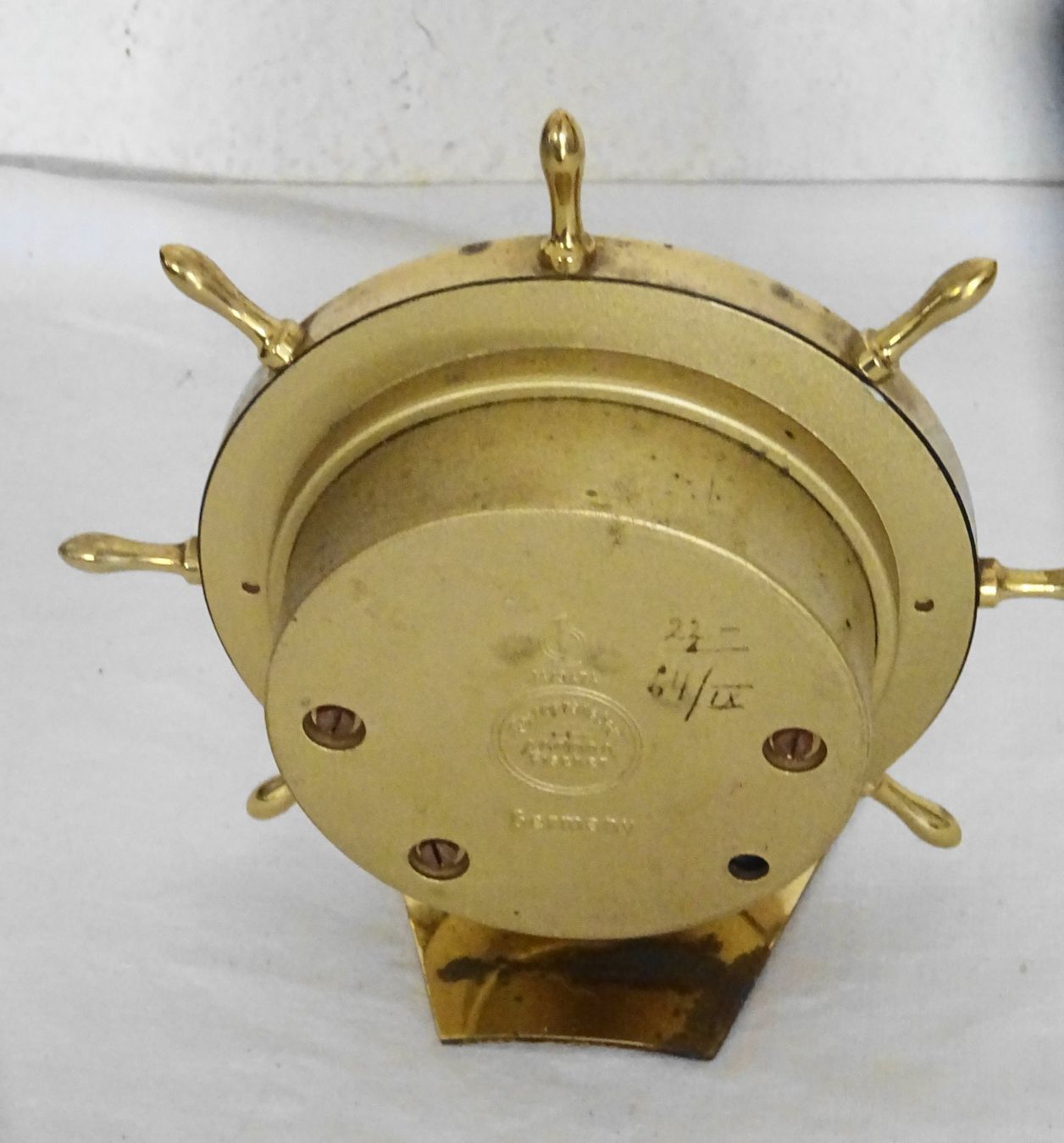 Sonstige antike Technik & Geräte: Fischer Germany Barometer Messing Schiffsrad 50er Jahre – Gebraucht aus Zürich von Connie8 2