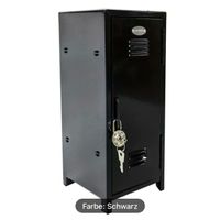 Mini Spind aus Metall schwarz