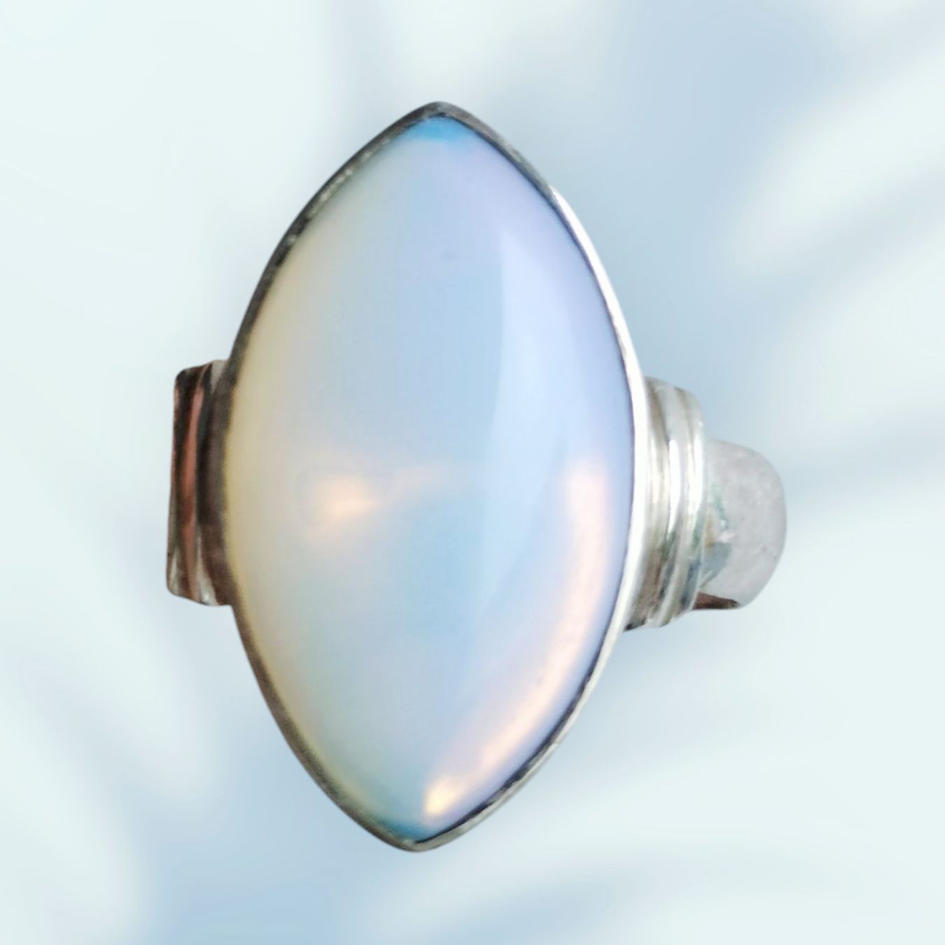 Anelli: Milky Opal Silber Ring 925 – Nuovo (secondo la descrizione) da Schwyz venduto da els_7cys