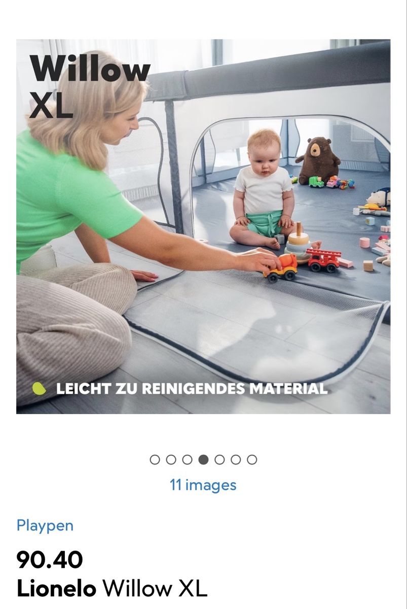 Lionelo Parcs & barrières de sécurité: Lionelo Willow XL Laufgitter – D'occasion à Uster par Luna.R 3