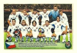 Tschechien Fussballnationalmannschaft, Sammelbild 9,0x6,0cm