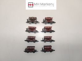 Roco 8-teiliges Selbstentladewagenset der DB Spur N o.OVP