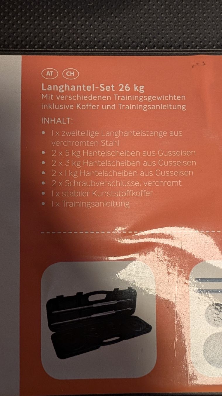 Hanteln & Gewichte: Hantelset – Neu und originalverpackt aus Ruswil von fam-emm 1