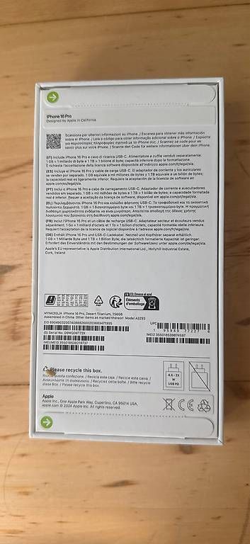 Handys / Smartphones: Apple iPhone 16 Pro 256 GB Desert Titanium New &  Sealed – Gebraucht aus Mont sur Rolle von Carole1012 1