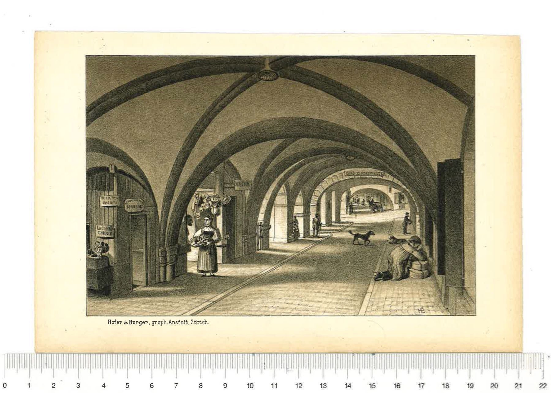 Grafiken & Lithographien: Stich / Lithografie Zürich – Gebraucht aus Luzern von mainwerk