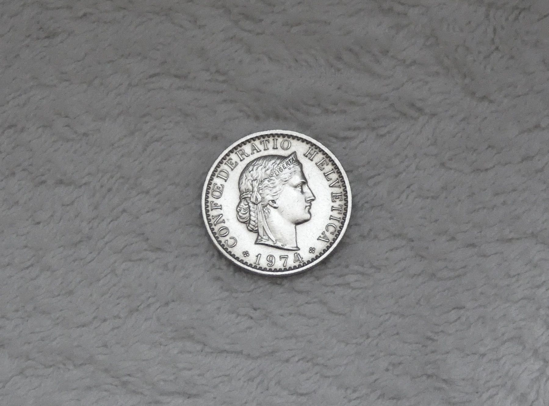 Tutti le monete: 20 centimes/Rappen 1974 – Usato da Nyon venduto da Ilmi09