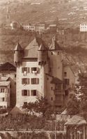 Sierre, Château des Vidomnes, circulée 1930