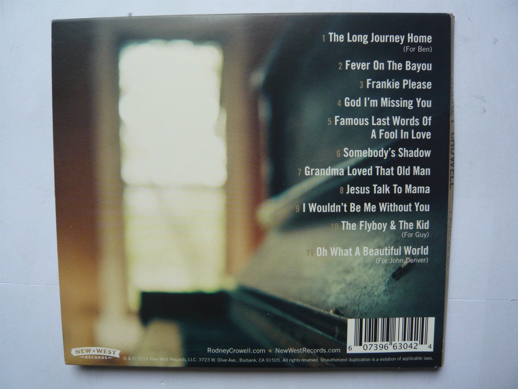 CDs: RODNEY CROWELL TARPAPER SKY – D'occasion à Winterthur par Cajun 2