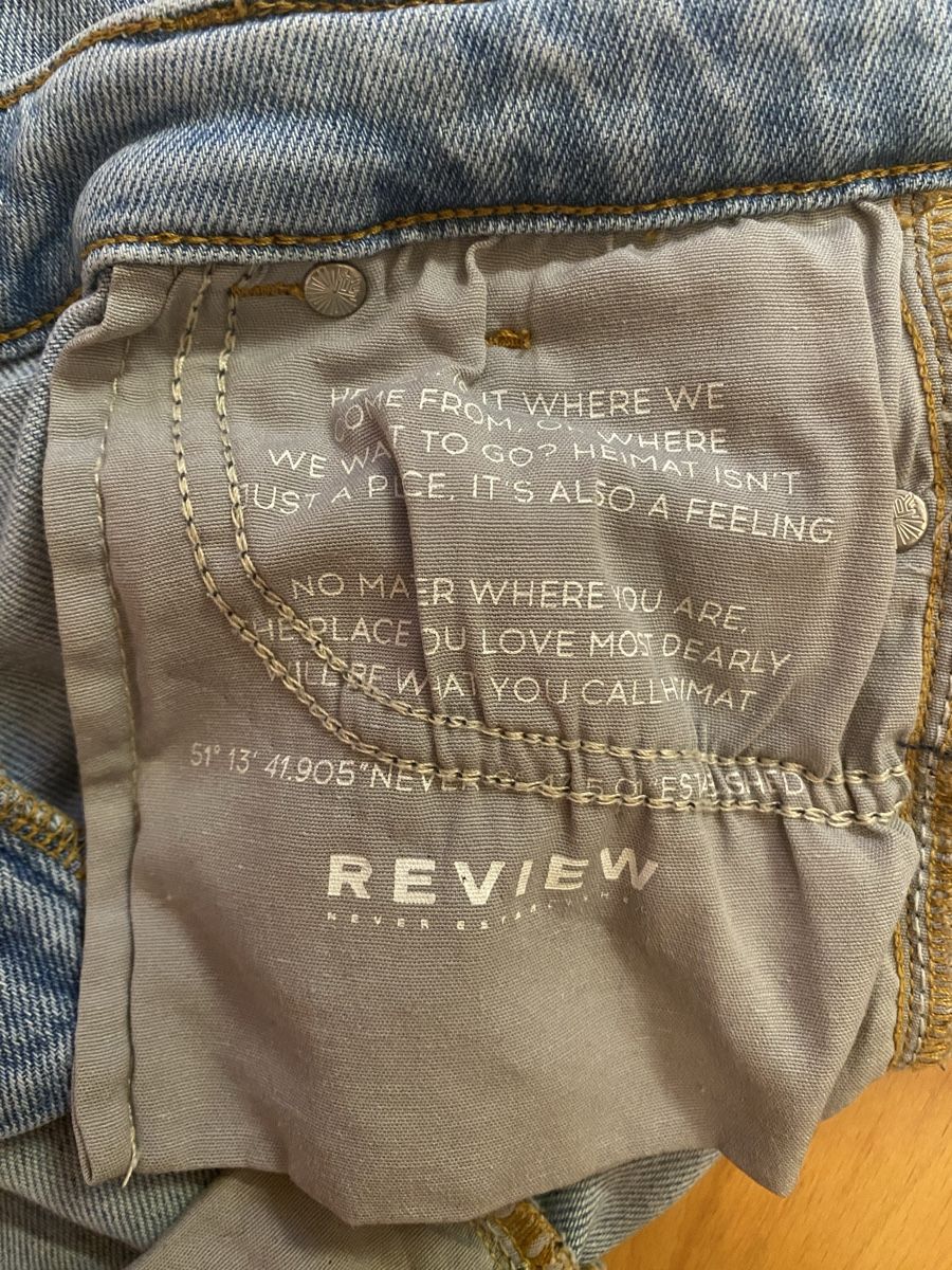 Jeans: REVIEW Jeans Damen hellblau, Grösse 26/LO – Usato da Bassersdorf venduto da jeh99 5