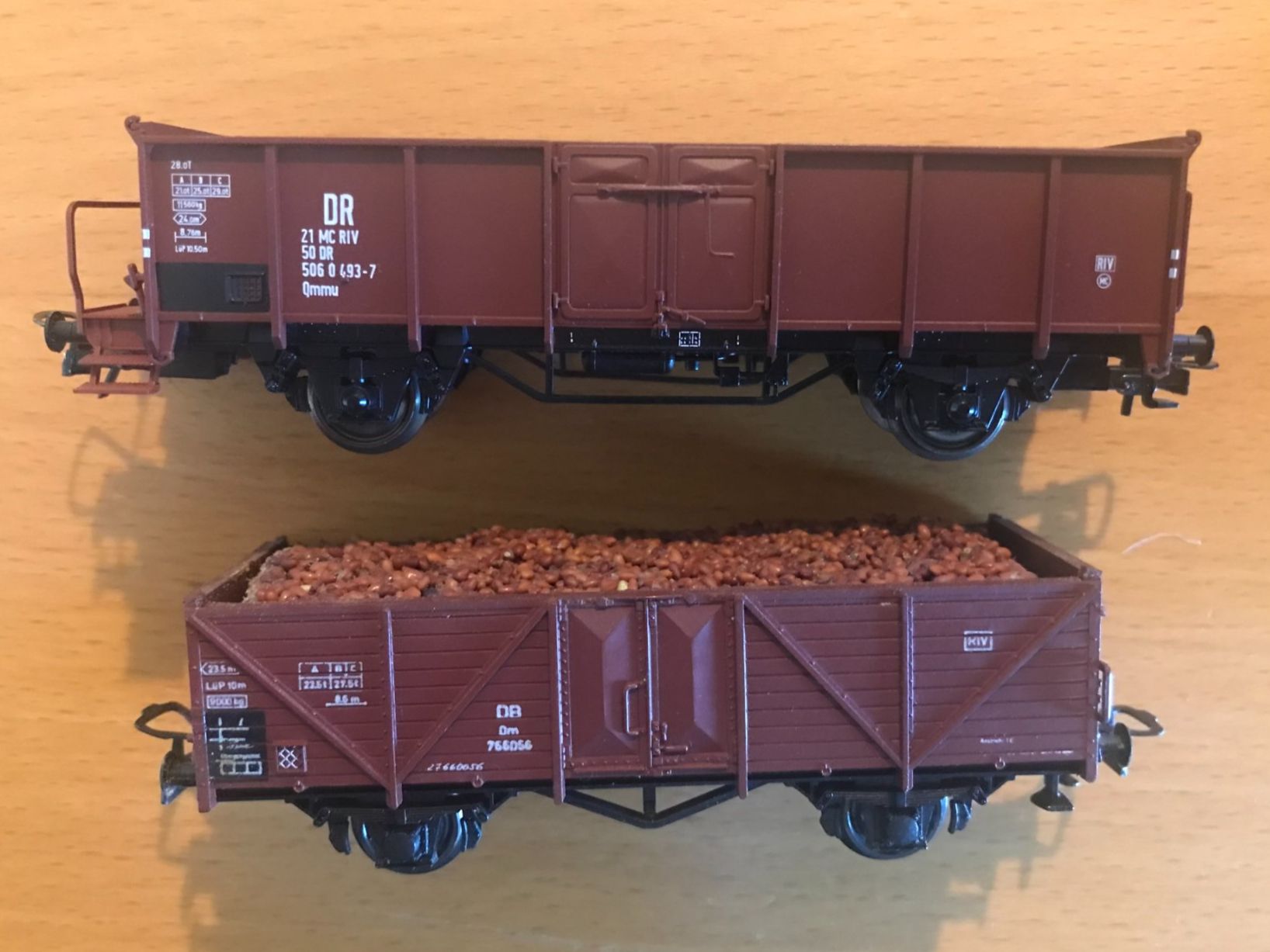 Roco Modellini di ferrovie: 2x Roco DR Hochbordwagen – Usato da Luzern venduto da mey_s13