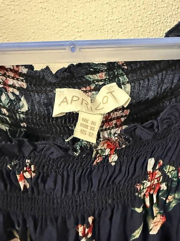 Vestiti: Blaues Kleid mit Blumen, Gr XL – Usato da Zürich venduto da mel_v8qp 1