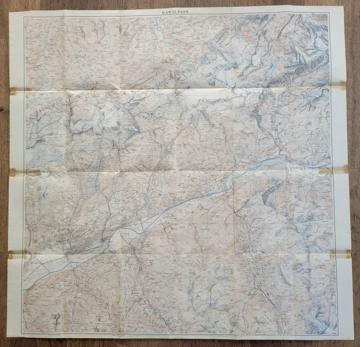 Cartine & Atlanti: Topographischer Atlas RAWILPASS 1925 – Usato da Nidau venduto da Polebloe 1