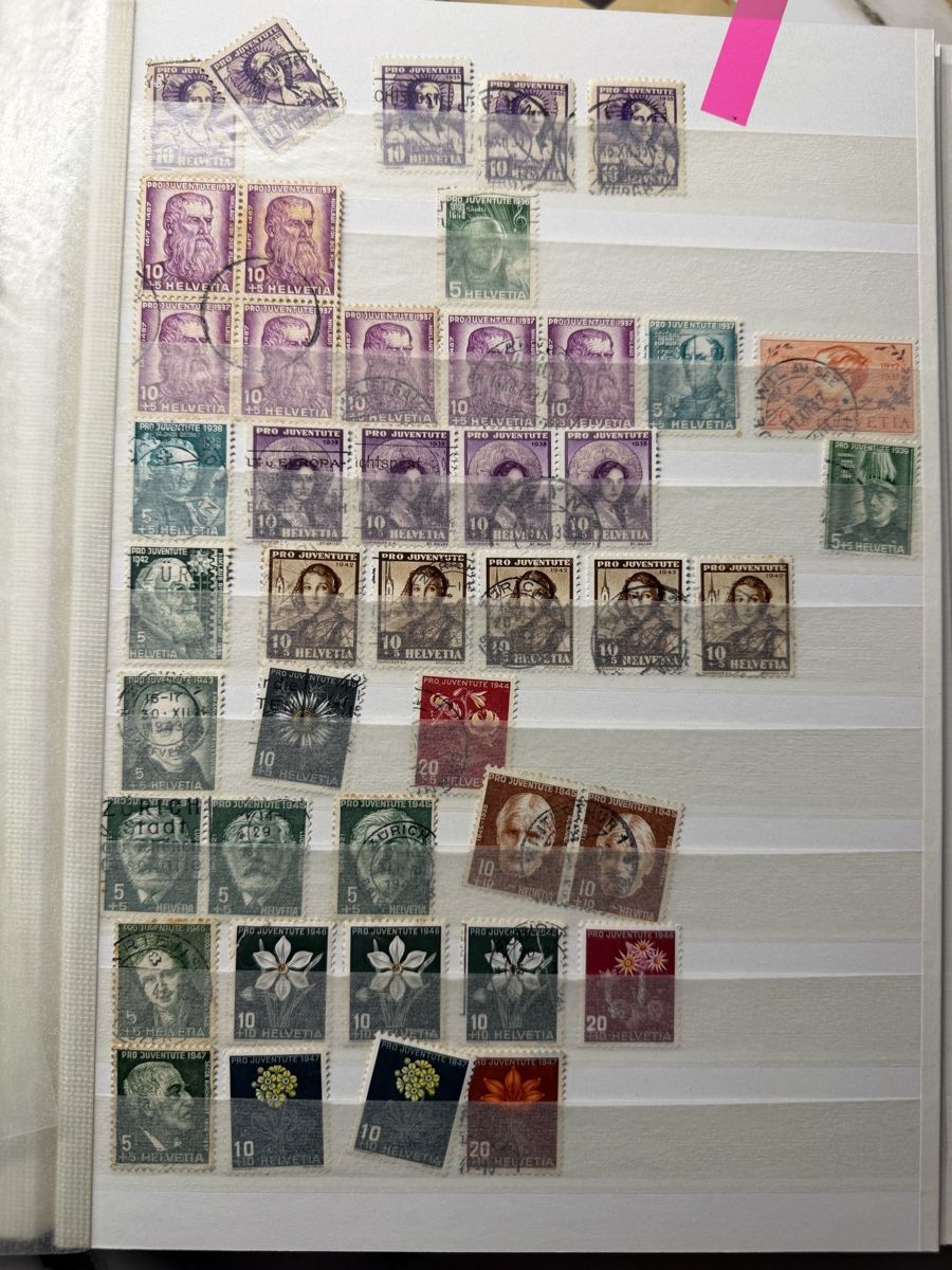 Tous les timbres: Pro-Juventute Briefmarken  – D'occasion à Bäch SZ par Campus10