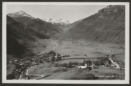 1942 Andermatt alte Karte Gesamtansicht Dorfansicht +++