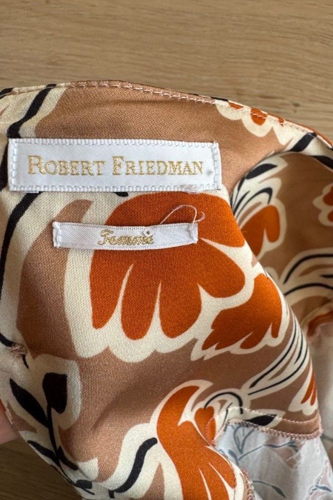 Robert Friedman Chemisiers: Tunikabluse ROBERT FRIEDMAN spezielles Blumenmuster – D'occasion à Besazio par lionheart63 1