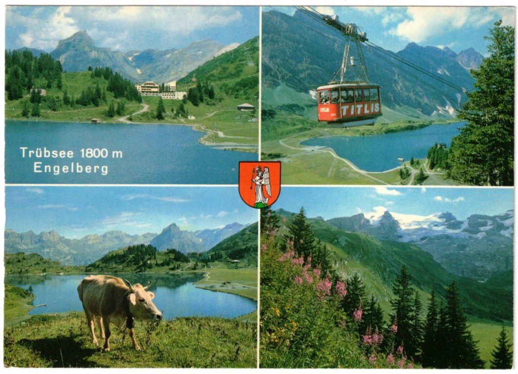 Ansichtskarten: Engelberg - 4 Bild AK Trübsee – Gebraucht aus Binningen von Mountainrider