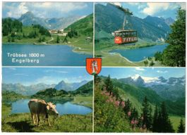 Engelberg - 4 Bild AK Trübsee