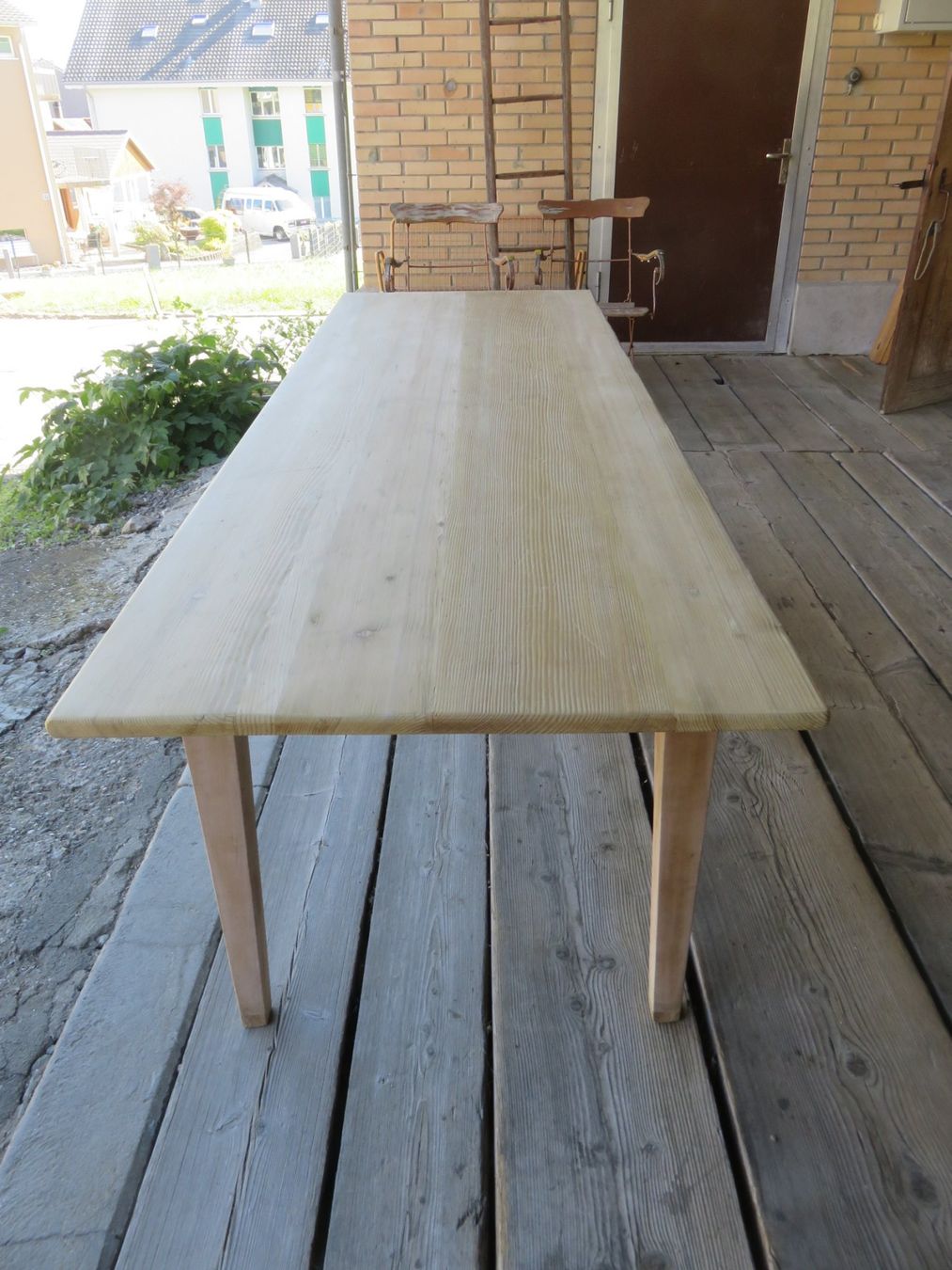 Tavoli: antiker Biedermeier Tannentisch 245cm – Usato da Ruswil venduto da Mfladibus 2