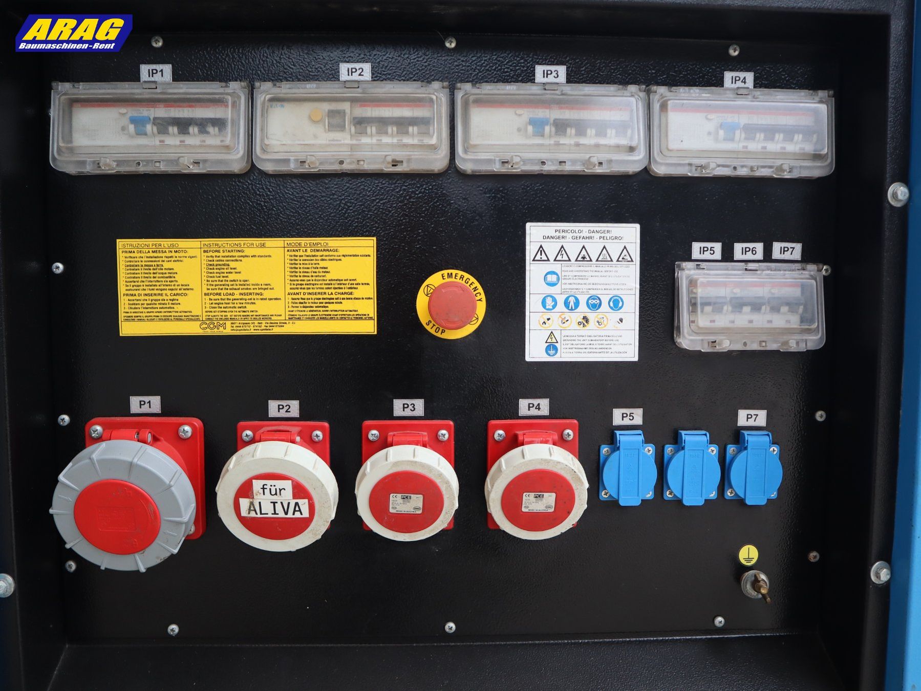 Generatori di corrente: CGM V35Y Notstromaggregat – Usato da Hasle LU venduto da Arag08 7