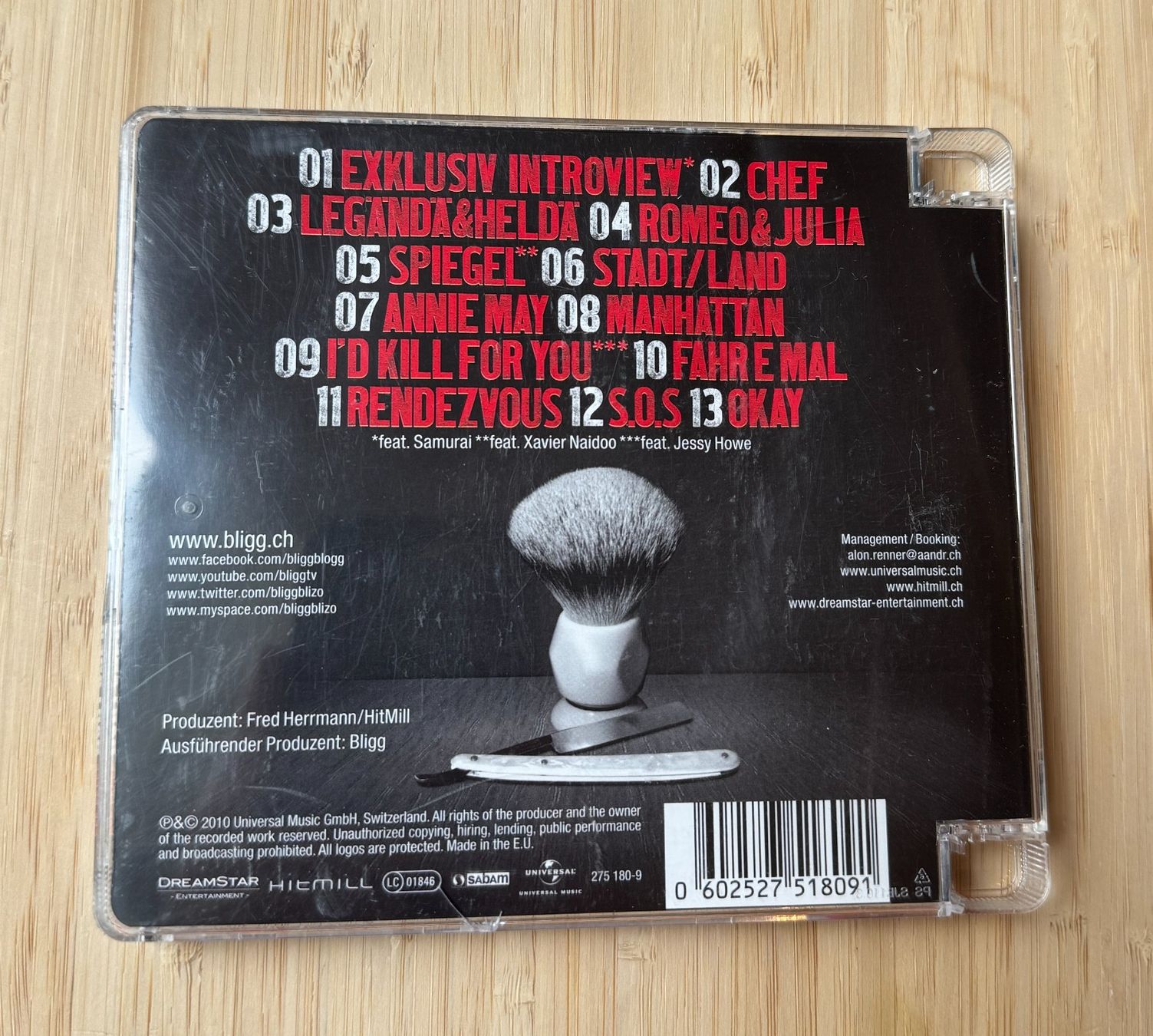 CD: Bligg Album, Bart aber herzlich, CD – Usato da Winterthur venduto da YaV 1