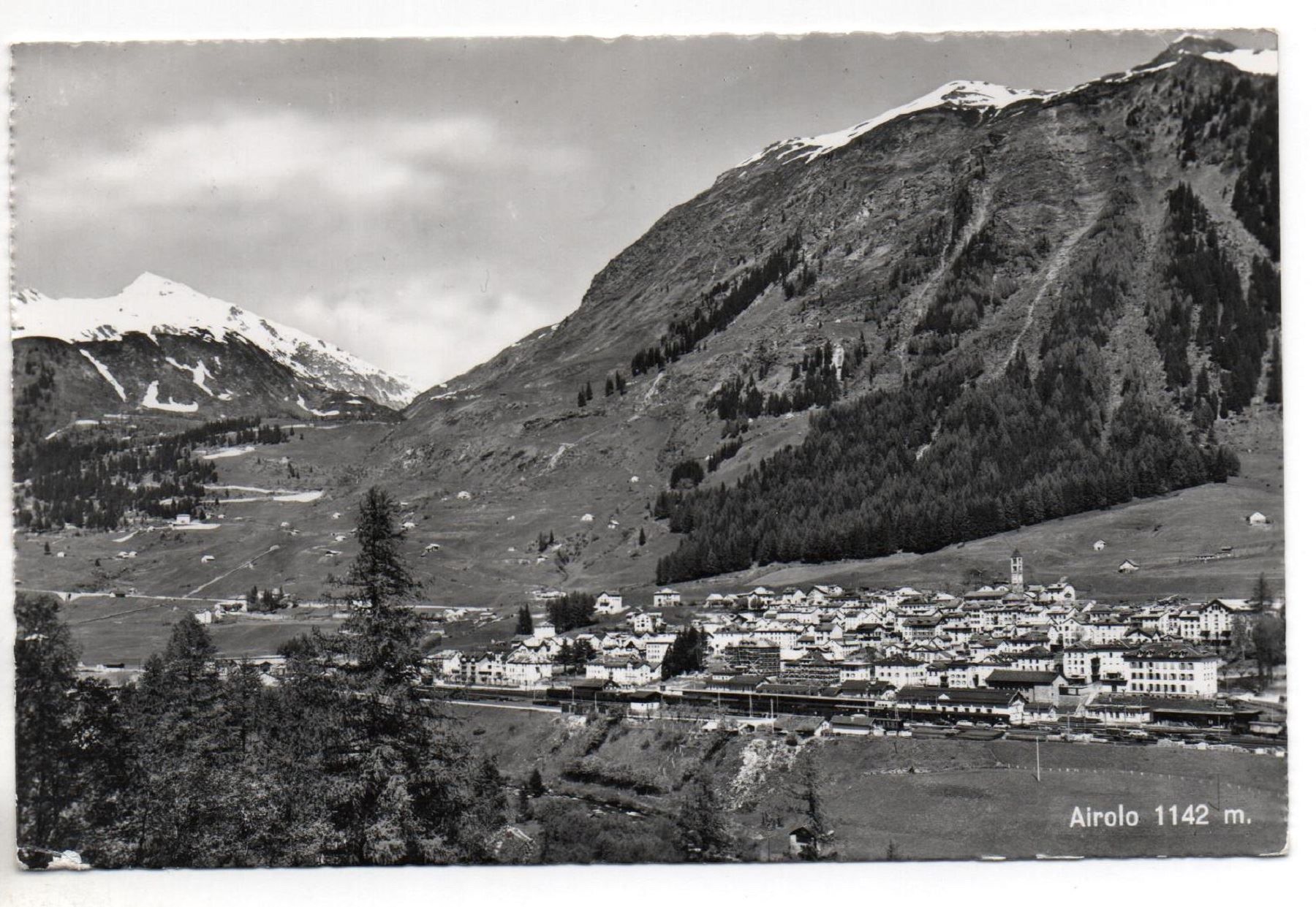Cartes postales: AIROLO Bahnhof mit Bahn - Auto – Neuf (Voir description) à Jona par philajona