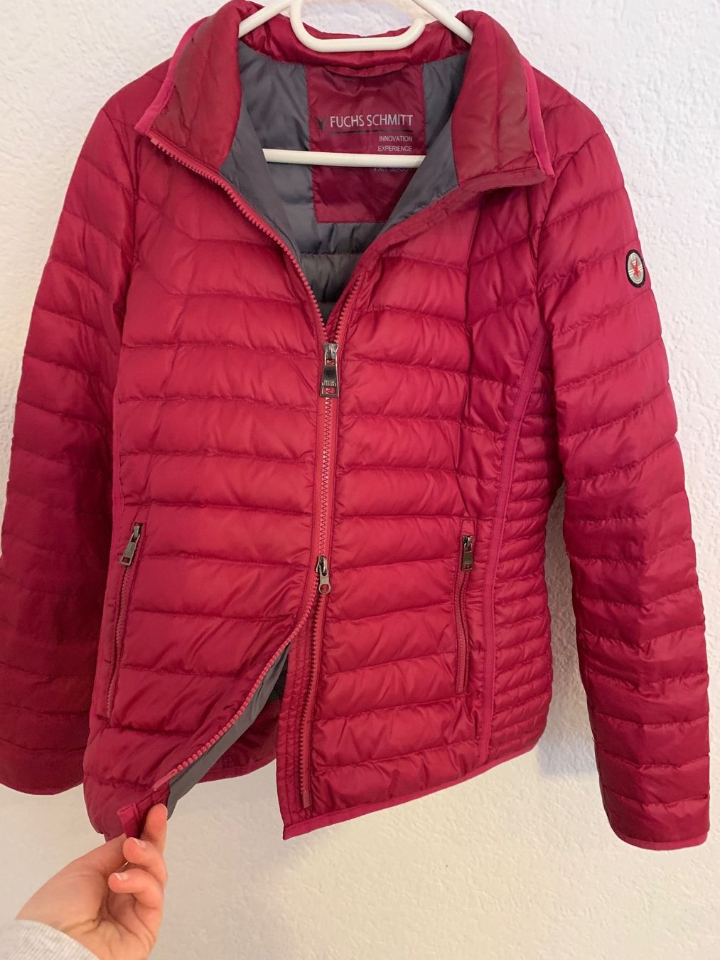 Fuchs Schmitt Giacche: FUCHS SCHMITT echte Daunen Jacke Gr. 36 / S pink Himbeerrot – Usato da Fislisbach venduto da KolibriSecondhand 5