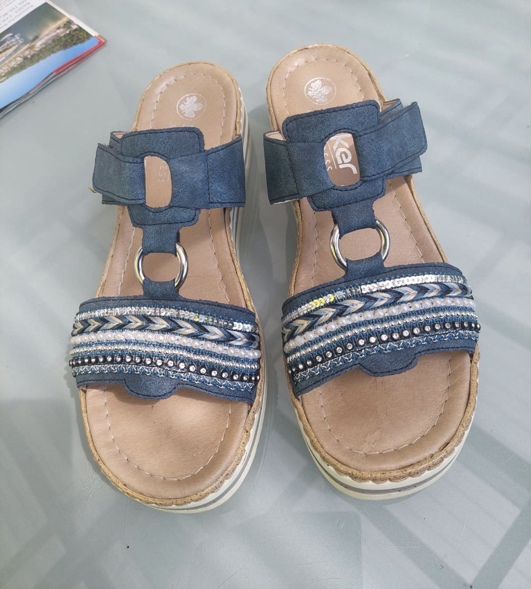 Rieker Scarpe da donna: Sandalen von Rieker Gr. 38 – Nuovo (secondo la descrizione) da Wangen b. Olten venduto da Mbaldur