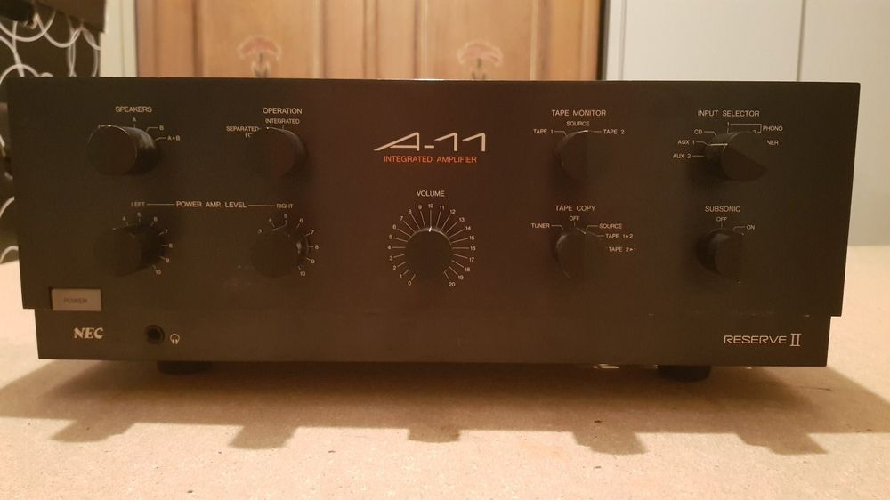 Vintage Amplifier NEC A11 Reserve II | Kaufen auf Ricardo